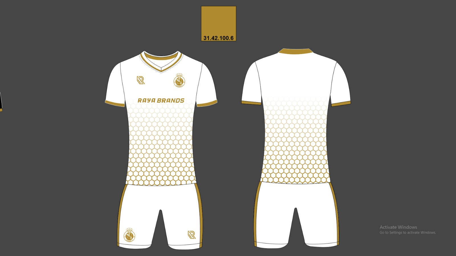 RAYA HoneyComb Sublimated Soccer Kit
