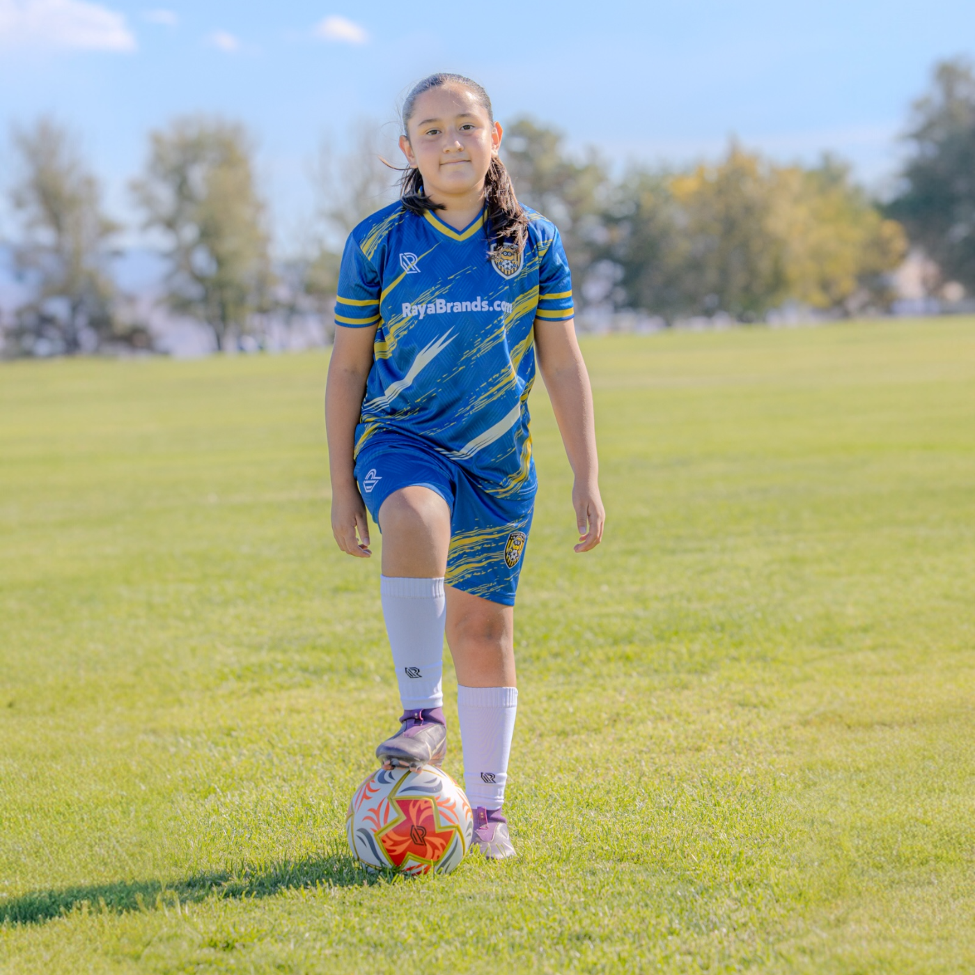 RAYA Custom Sublimated Soccer Kit (Blue)